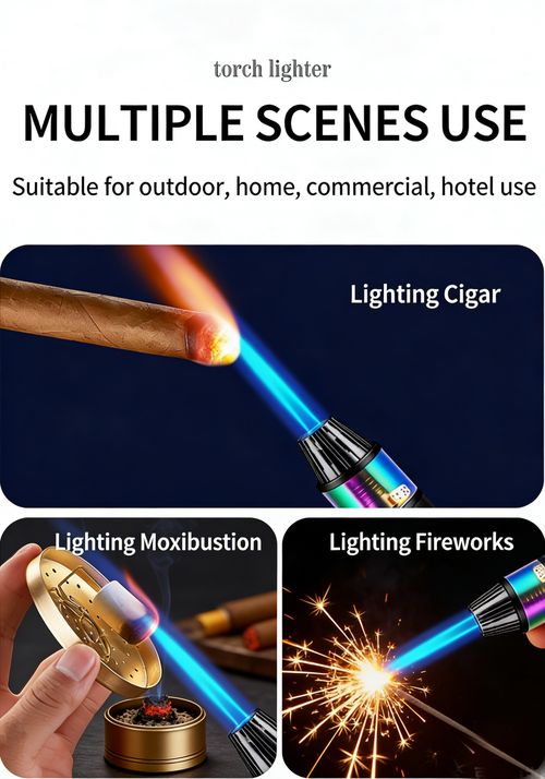 ZB-213 Butane Torch Lighter – Windproof, Adjustable Flame, Stylish Design