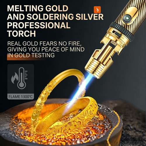 Multi-functional cigar-specific spray gun lighter, refillable flame-throwing windproof lighter with bottle opener for barbecues