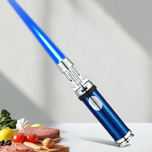 Multifunctional Cigar Specific Spray Gun Lighter Refillable Jet Flame Windproof Lighter Barbecue Bottle Opener