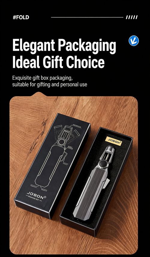 ZB-102 Foldable Windproof Butane Torch Lighter