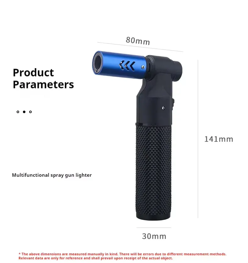 High Quality 360 Invertable 1300 Degree Outdoor Windproof Bbq Gas Lighter