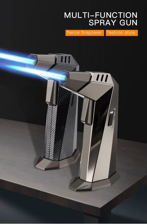 SG001 FOCUS Prism Butane Refillable Torch Single Windproof Jet Flame Lighter for Kitchen BBQ Camping