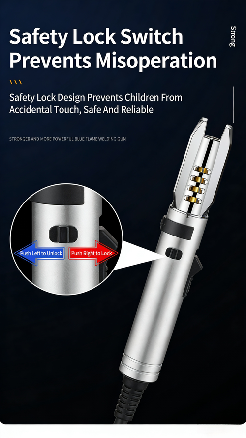 ZC281Strong red flame metal torch lighter, modern adjustable and rotatable jet cigarette  barbecue refillable long pen business gift