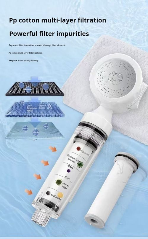 2426--2 pieces Portable filtering shower head