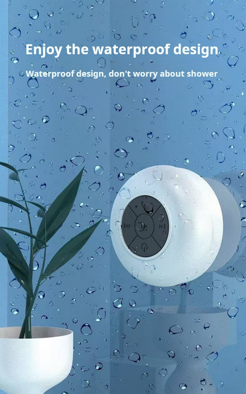 2061--2 Pieces Waterproof suction cup speaker