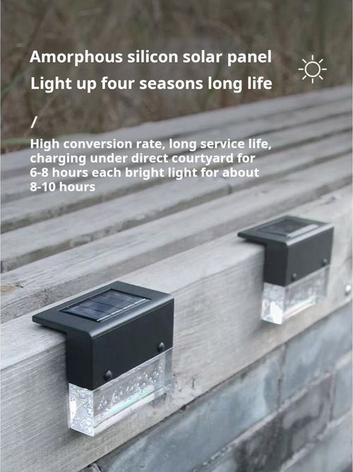 2217--4 Pieces LED solar lamp