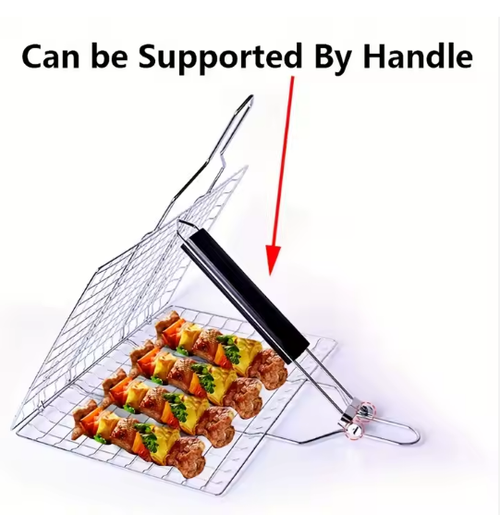 C1924--COD Available--Stainless steel three-dimensional barbecue net
