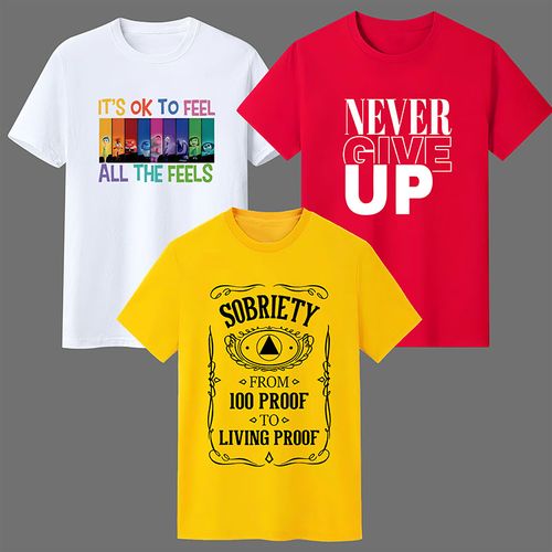 1116 Supports COD 3-piece short-sleeved T-shirt