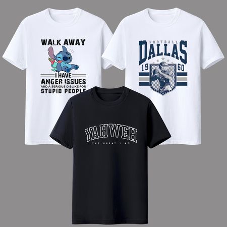 1139 Supports COD 3-piece short-sleeved T-shirt