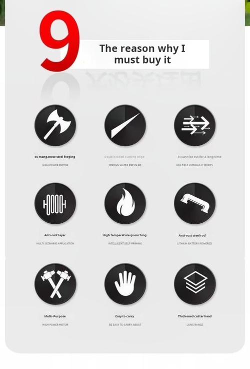 2261--3 Pieces Double-bladed sickle agricultural tool