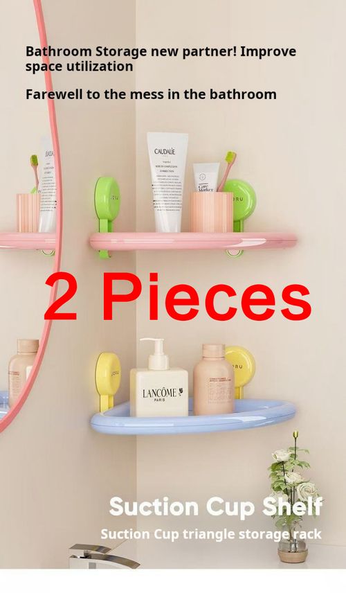 2374--2 Pieces Storage rack, drip tray, wall-mounted storage rack