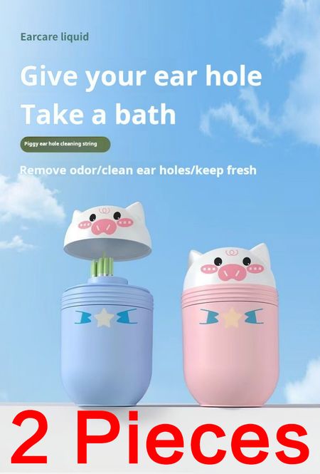 2405--2 Pieces Clean and prevent clogging of earphone cables