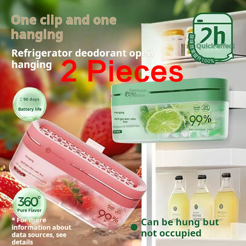 2452--2 Pieces Refrigerator Antibacterial, Fragrance Retaining and Odor Removing Box