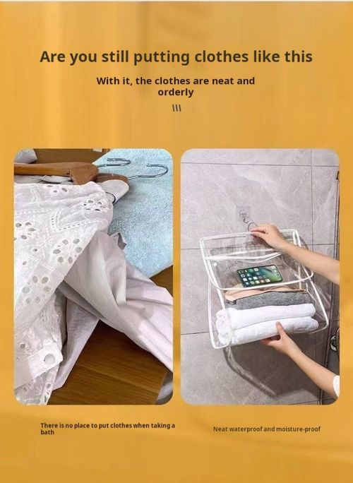 2402--3 Pieces Bathroom waterproof hanging bag