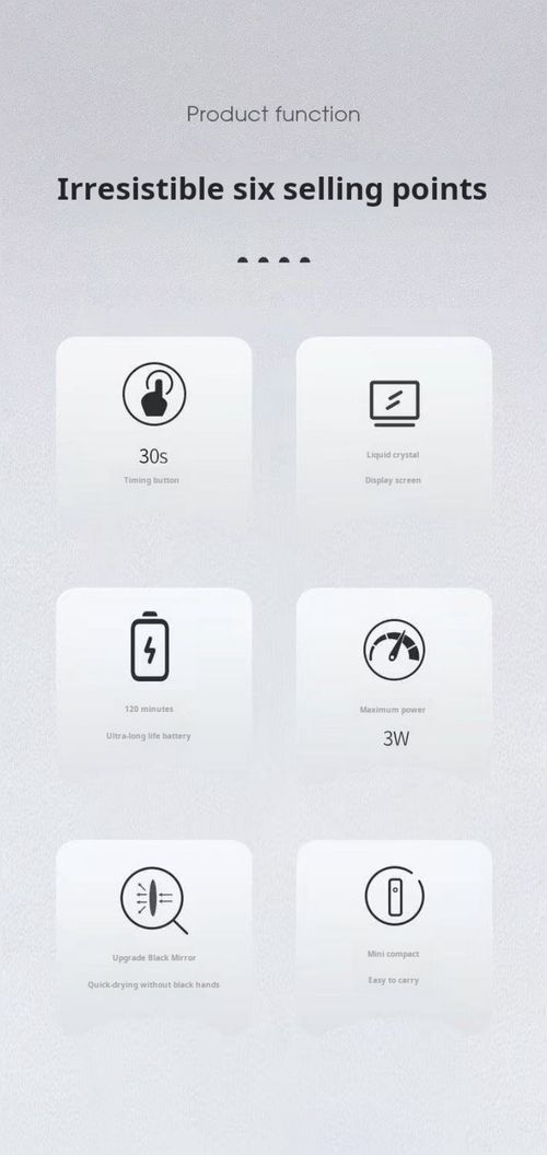 2226--2 Pieces Flashlight ultraviolet nail art lamp