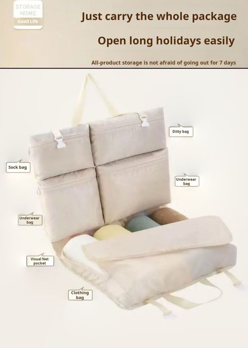 2354--2 Pieces Seven-compartment large-capacity storage bag