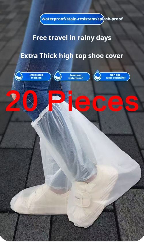2506--20 Pieces One-time thick rain boots