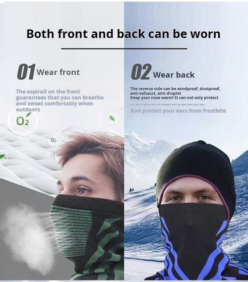 2509--3 Pieces Winter and autumn cold protection and warmth retention mask