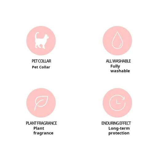 2487--2 Pieces Pet plant essential oil collar