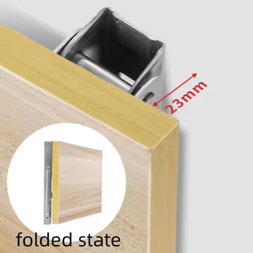 1922--2 pieces Stainless steel foldable storage rack