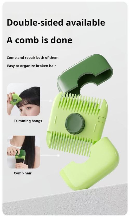 2386--2 Pieces Two-in-one hair combing and hair cutting device