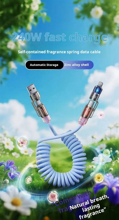 2355--Scented aroma fast-charging 4-in-1 data cable