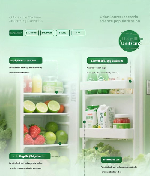 2452--2 Pieces Refrigerator Antibacterial, Fragrance Retaining and Odor Removing Box