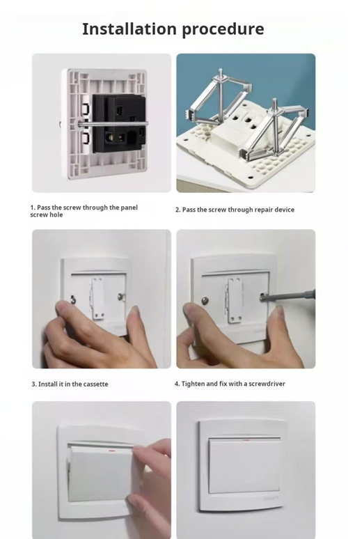 2078--20 Pieces Switch and socket repair tools