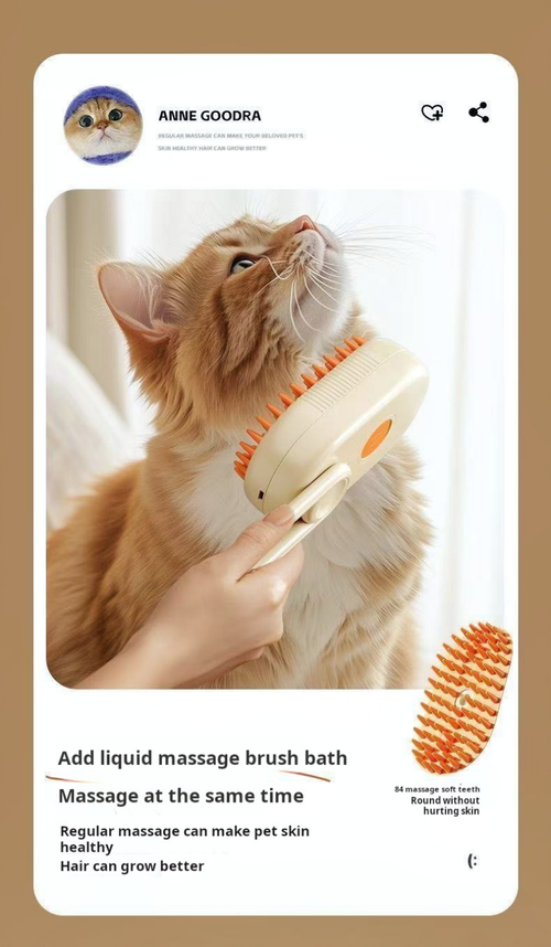 2108--2 Pieces Multifunctional Electric Pet Hair Brush
