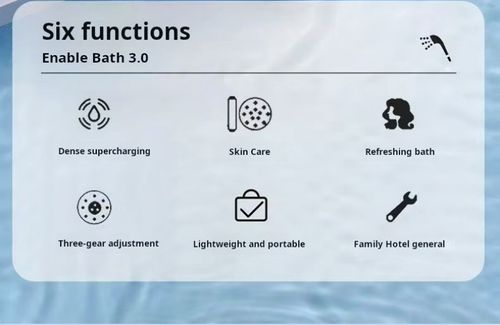 2426--2 pieces Portable filtering shower head