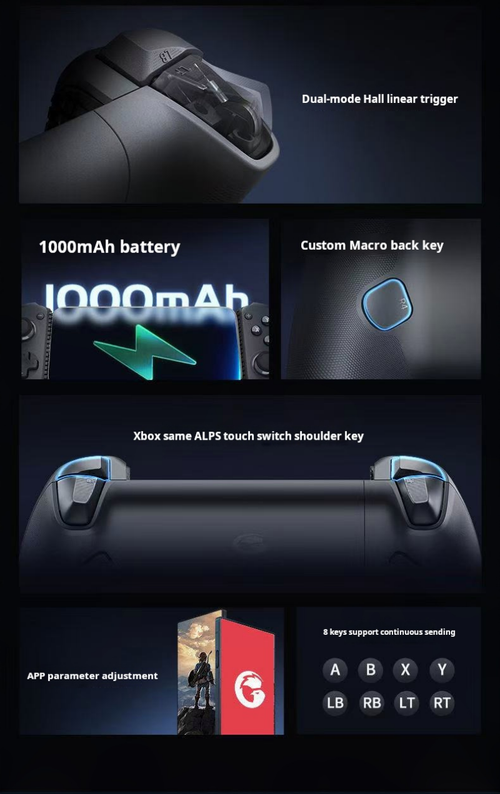 2077--Bluetooth wireless game controller