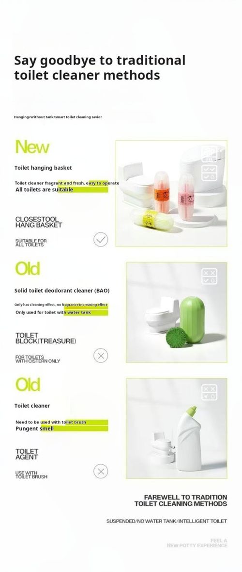 2316--4 Pieces Hanging-type deodorizing toilet cleaner