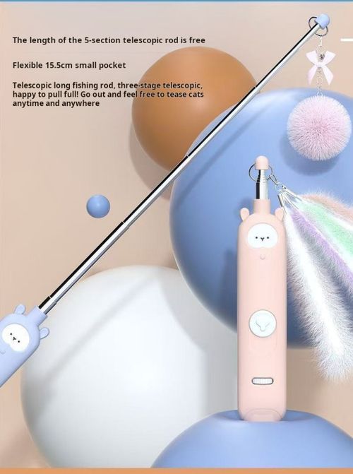 2467--Multifunctional Laser Cat Teaser Wand