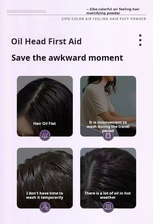 2404--3 Pieces Head Oil Control Powder