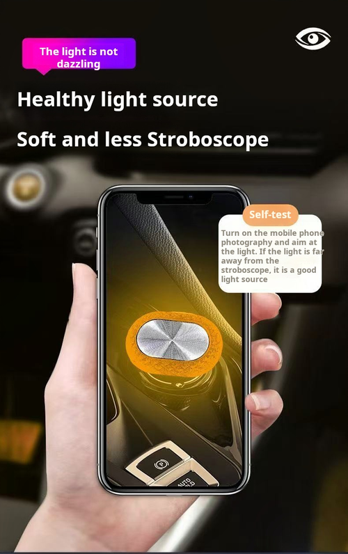 2455--6 Pieces Car-mounted LED night light