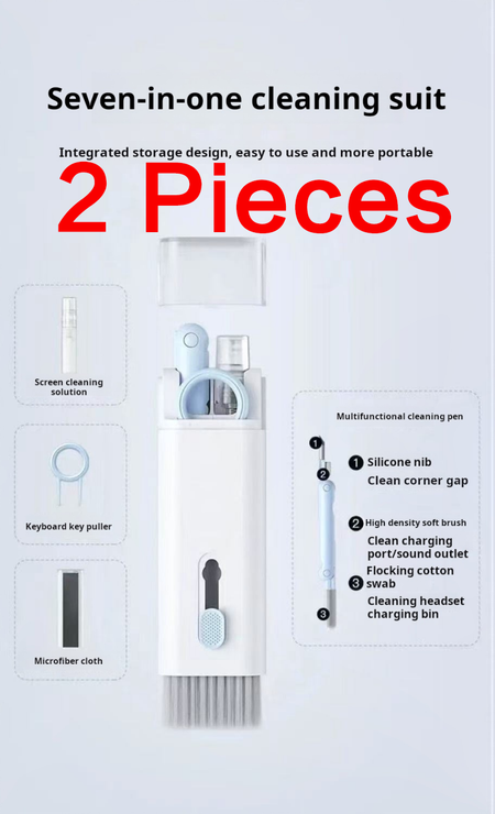 2176--2 Pieces Seven-in-One Multi-functional Cleaning Set