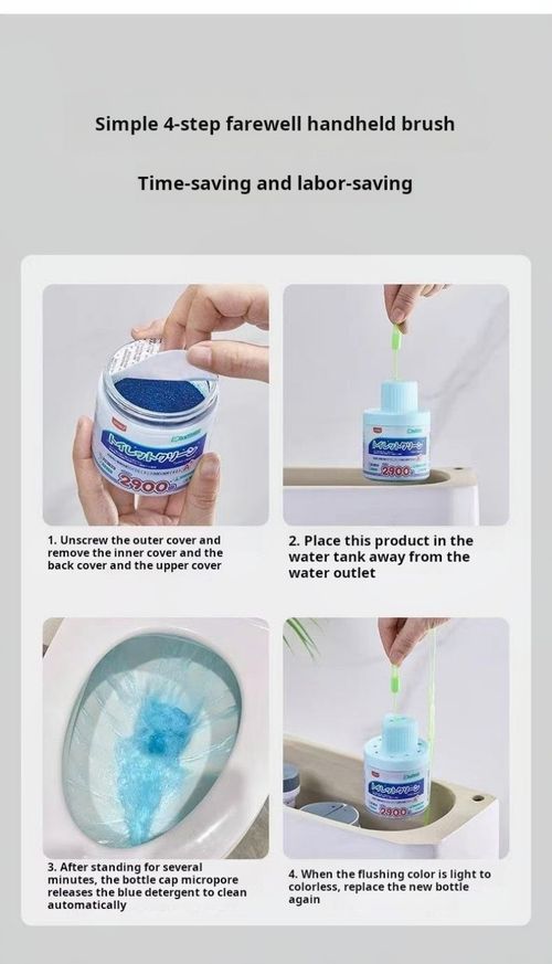 2461--3 Pieces Toilet deodorizer and toilet cleaner