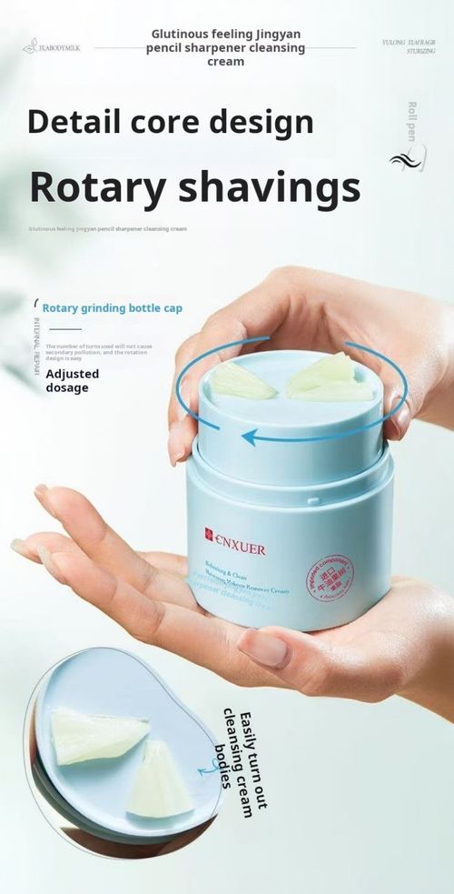 2435-- 2 Pieces Rotary makeup remover cream