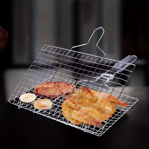 C1924--COD Available--Stainless steel three-dimensional barbecue net
