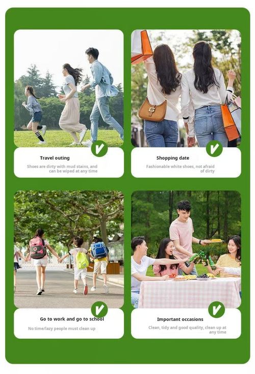 2456--8 Pieces Portable non-washable stain-removing shoe wipes