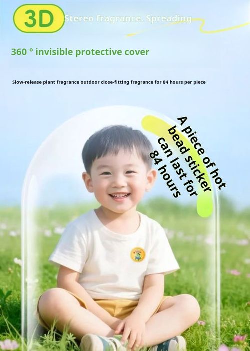 2432-- 45 Pieces Plant essential oil burst beads mosquito repellent patch