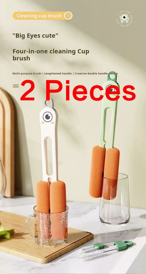 2466--2 Pieces Multifunctional cup brush