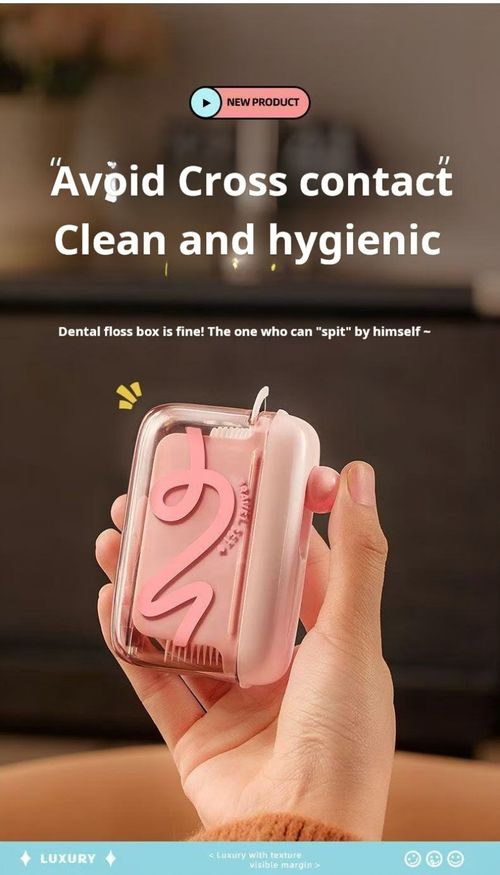 2408--2 Pieces Portable dental floss