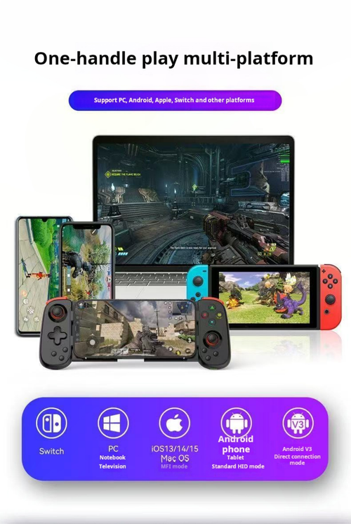 2077--Bluetooth wireless game controller