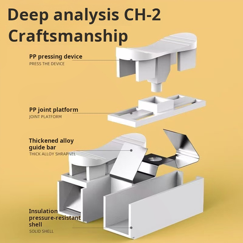 2073--100 Pieces Press-fit quick connector