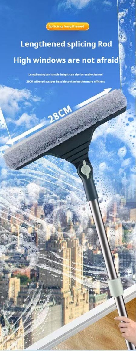 2437--Double-sided windshield cleaning brush