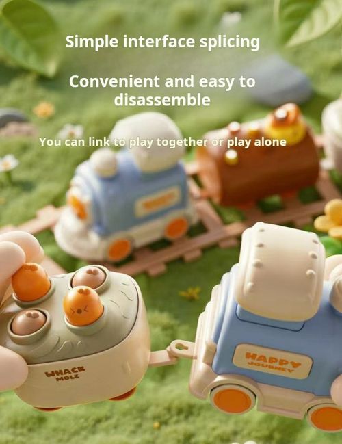 2498--Multi-functional Pressing Mini Train Toy