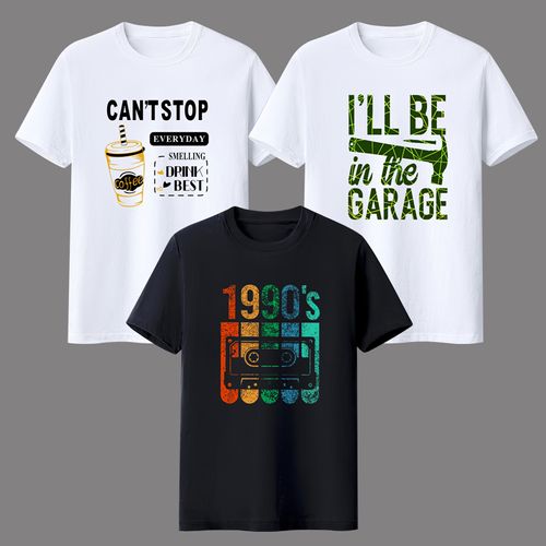 1138 Supports COD 3-piece short-sleeved T-shirt
