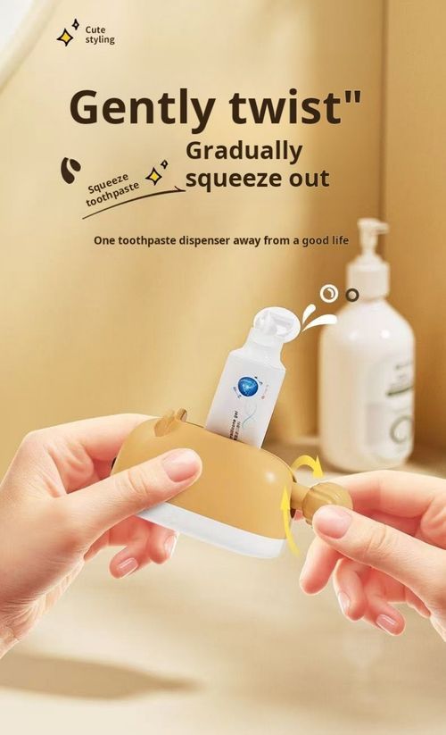 2462--6 Pieces Hamster squeezable toothpaste dispenser