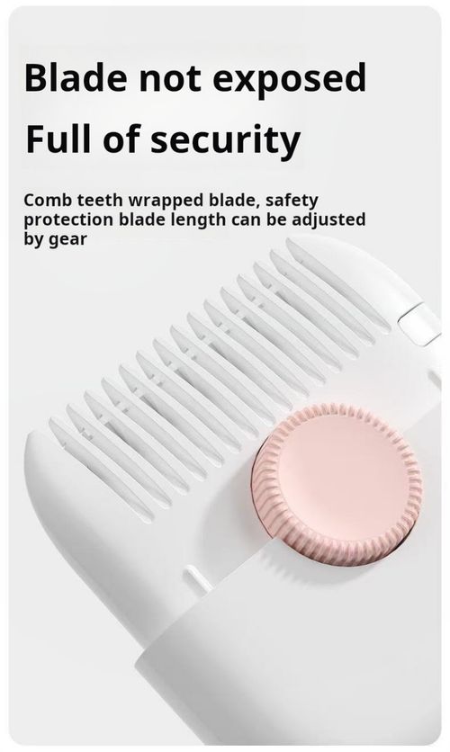 2386--2 Pieces Two-in-one hair combing and hair cutting device